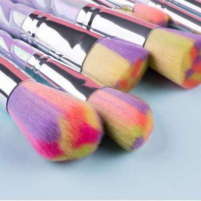 Free Sample High Quality Cosmetic Custom Logo Travel Crystal Natural Bamboo Goat Hair  Makeup Brush