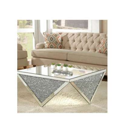 Hot Sell Crystal Used decoration mirrored furniture